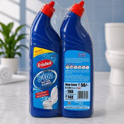 Trishul B-LOO Toilet Bowl Cleaner 500ml (Pack of 2 – Double Saving 💥)